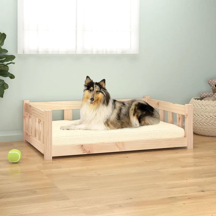 Dog Bed 95.5x65.5x28 Cm Solid Wood Pine Nttxpp