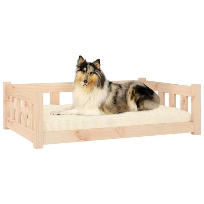 Dog Bed 95.5x65.5x28 Cm Solid Wood Pine Nttxpp