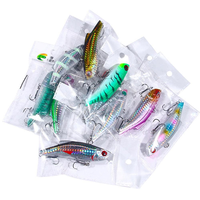 9cm 28g Submerged Trembling Swimming Vib Lure Plastic Bait