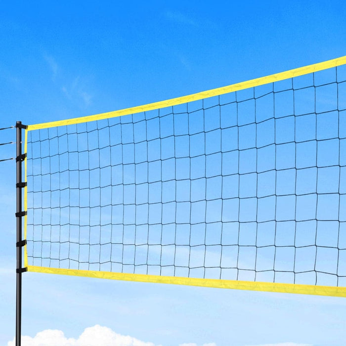 9m Portable Volleyball Net Set With Ball Boundary Lines