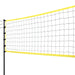 9m Portable Volleyball Net Set With Ball Boundary Lines