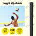 9m Portable Volleyball Net Set With Ball Boundary Lines