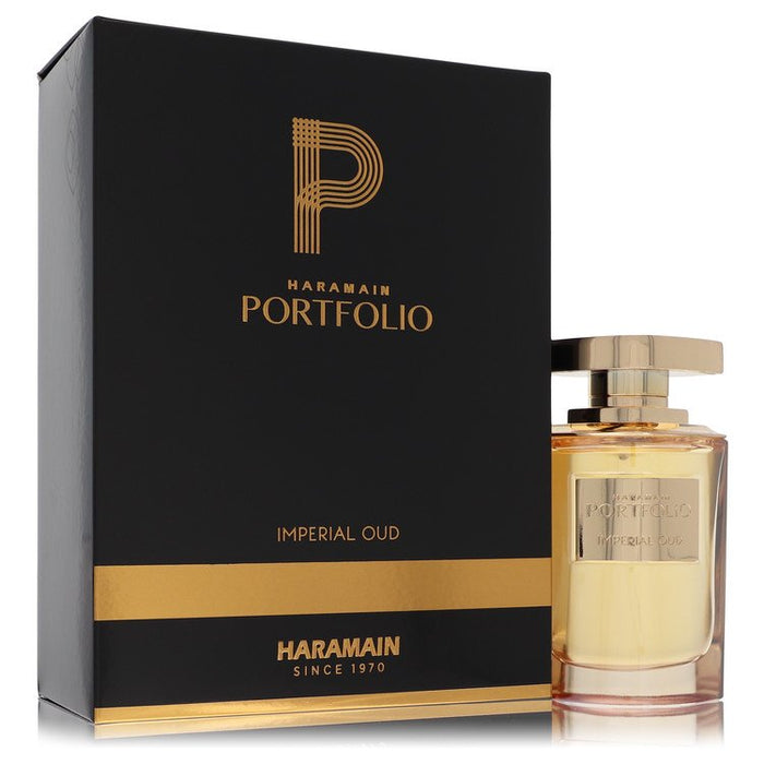 Al Haramain Portfolio Imperial Oud Eau De Parfum Spray For Men-75 Ml