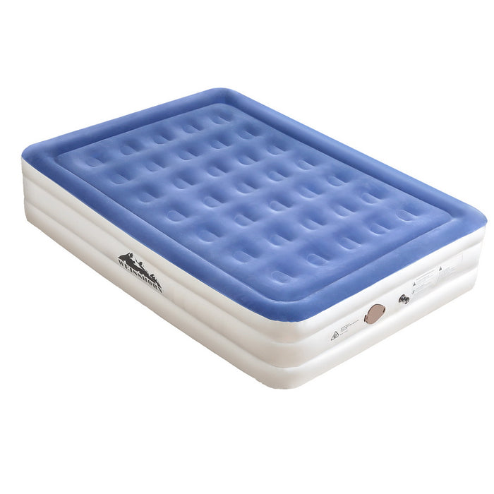 Air Mattress Queen Inflatable Bed 46Cm Air Bed Cube