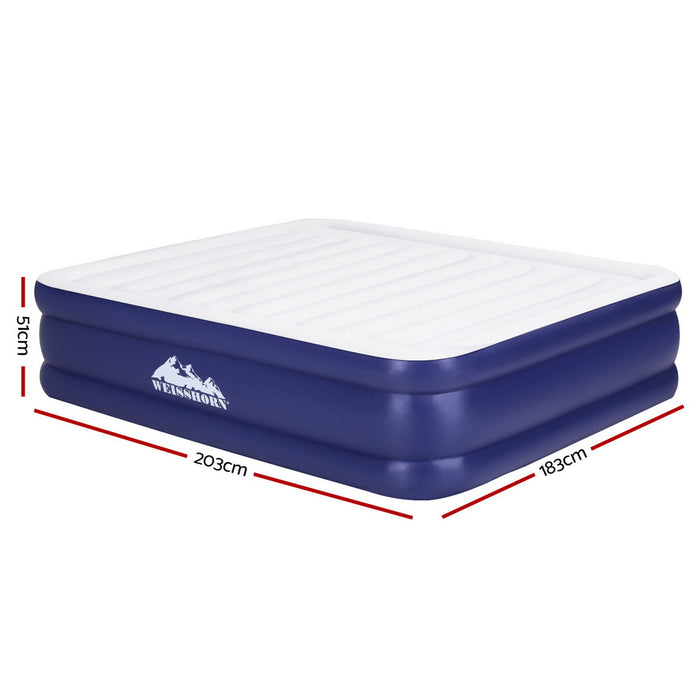 King Size Air Mattress Inflatable Bed Air Bed 51Cm