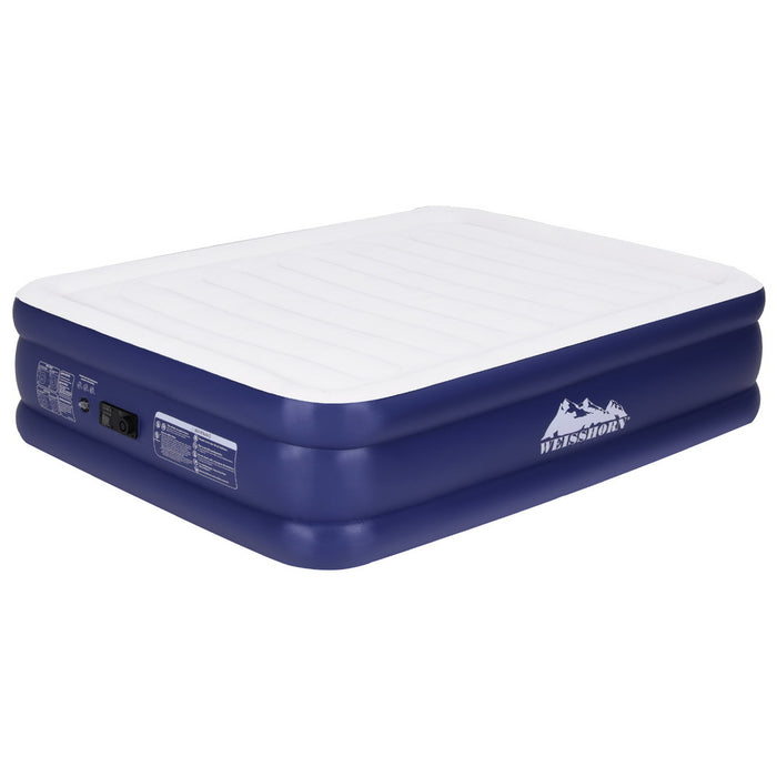 Queen Size Air Mattress Inflatable Bed Air Bed 51Cm