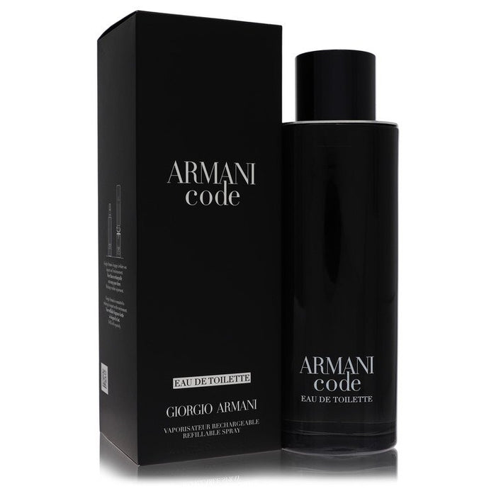 Armani Code Eau De Toilette Spray Refillable For Men-200 Ml