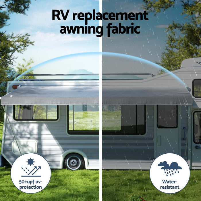 12Ft Caravan Awning Rv Replacement Fabric 3.40M X 2.42M