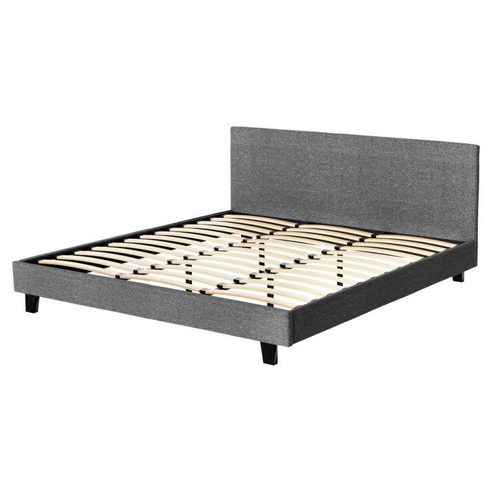 Bed Frame King Size Grey Neo