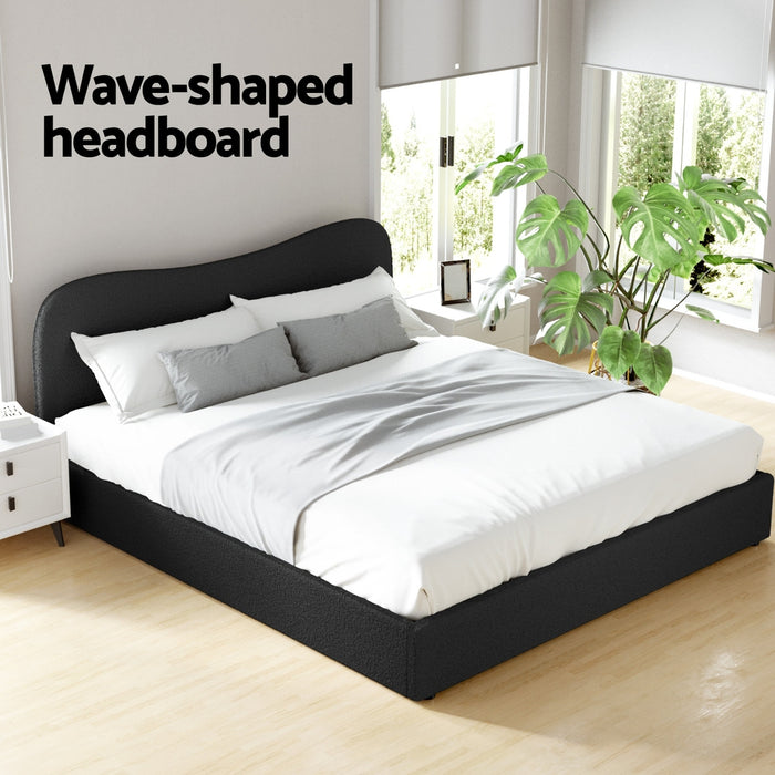 Bed Frame King Size Boucle Dara