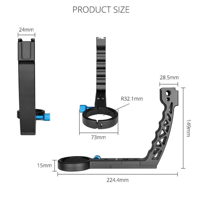 A67 Lifting Handle Pot Handheld Stabilizer Extension Mount for DJI Ronin S