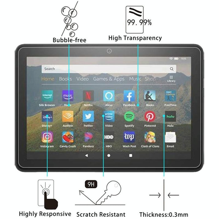 For Amazon Fire Hd 10 Plus 2021 9H 2.5D Explosion-Proof Tempered Glass Film