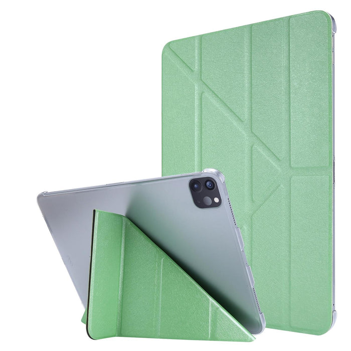 Silk Texture Horizontal Deformation Flip Leather Tablet Case with Holder