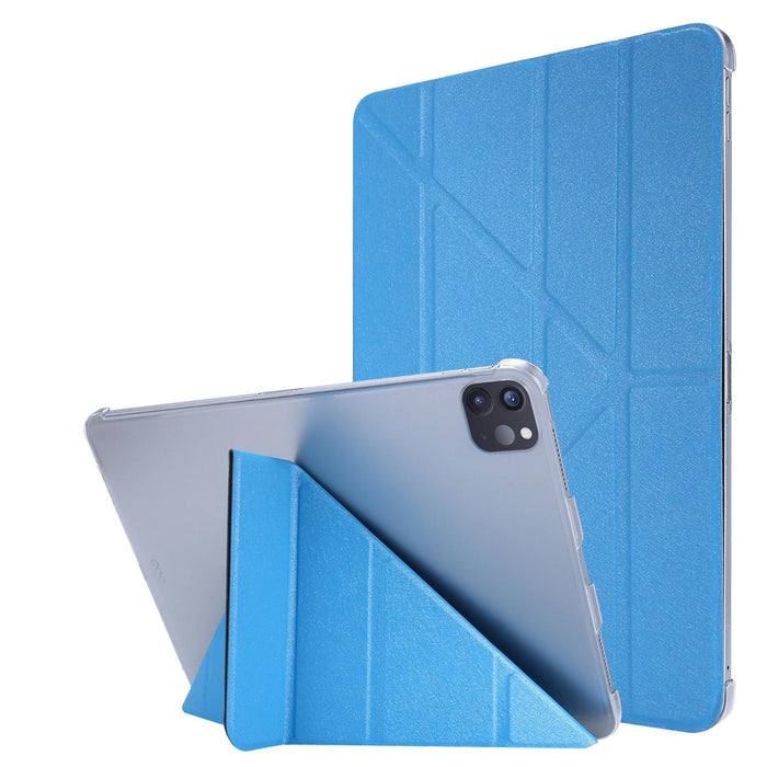 Silk Texture Horizontal Deformation Flip Leather Tablet Case with Holder