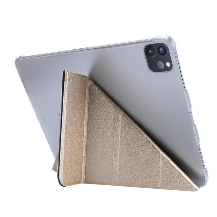 Silk Texture Horizontal Deformation Flip Leather Tablet Case with Holder