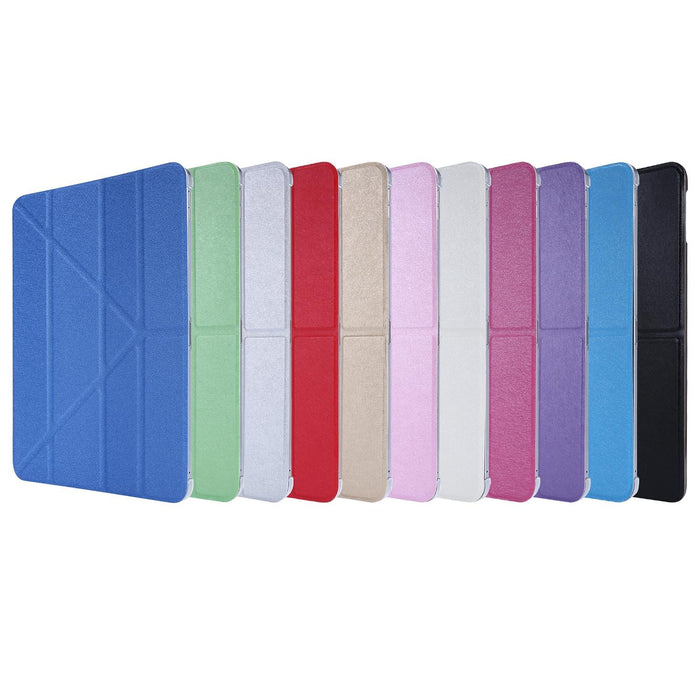 Silk Texture Horizontal Deformation Flip Leather Tablet Case with Holder