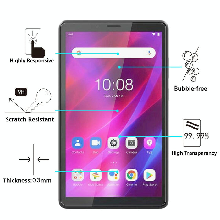 For Lenovo Tab M7 3Rd Gen 9H 2.5D Explosion-Proof Tempered Tablet Glass Film