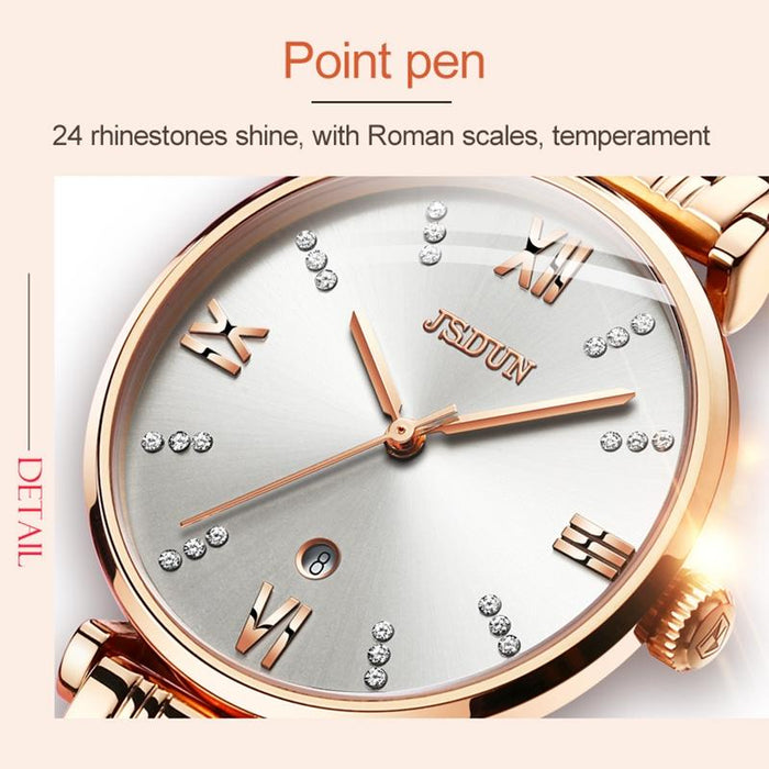 6533 Women Fashion Waterproof Ultra-Thin Quartz Watch