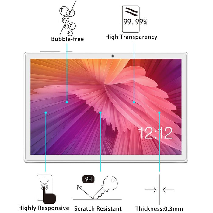 For Teclast M30 9H 2.5D Explosion-Proof Tempered Glass Film