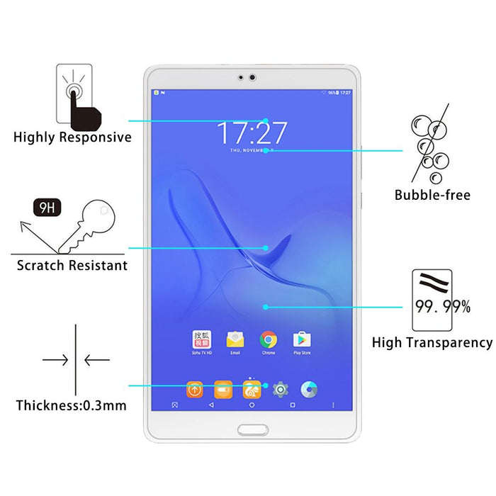 For Teclast T8 2 Pcs 9H 2.5D Explosion-Proof Tempered Glass Film