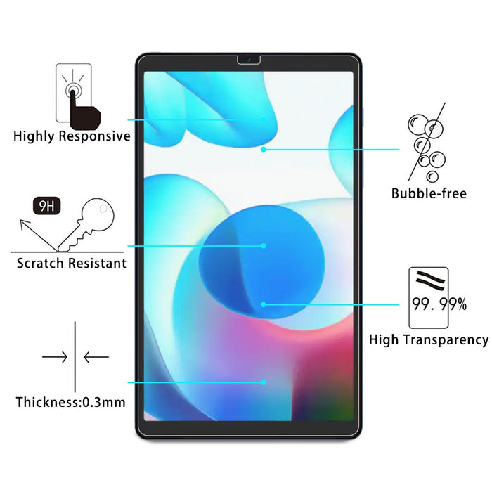 For Realme Pad Mini 25 Pcs 9H 2.5D Explosion-Proof Tempered Tablet Glass Film