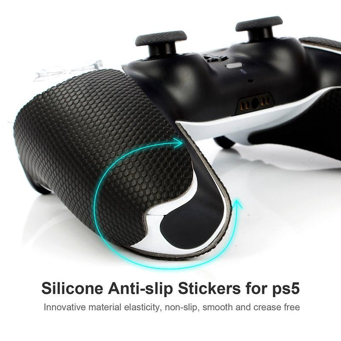 For Sony Ps5 Ch-Ps5-001 Game Handle Anti-Slip Protective Sticker Black