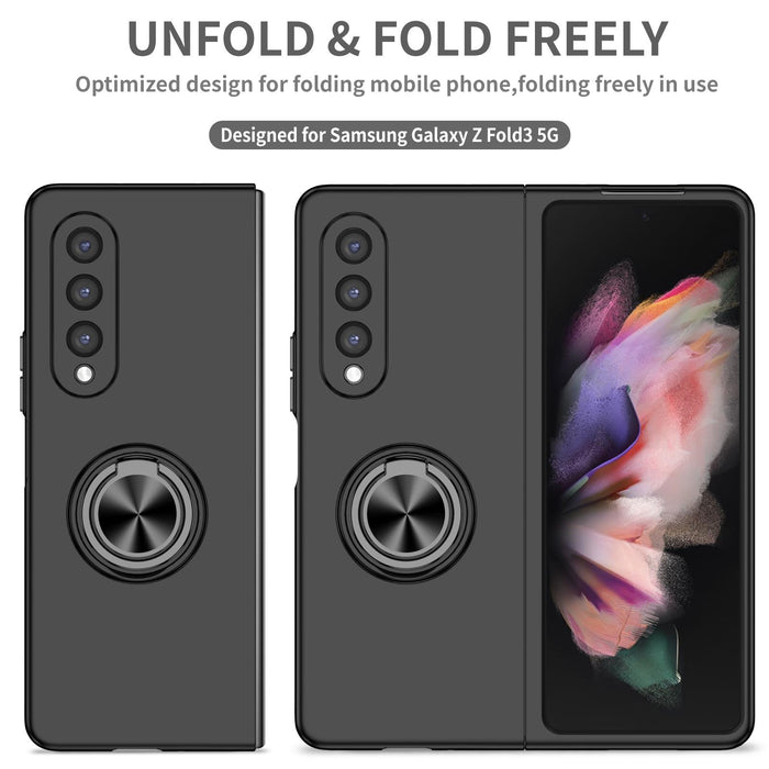 For Galaxy Z Fold4 5G Armor Ring Holder Phone Case