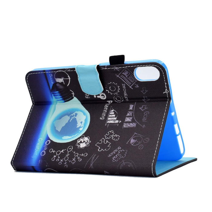 Coloured Drawing Stitching Smart Leather Tablet Case for iPad 10th Gen 10.9 2022