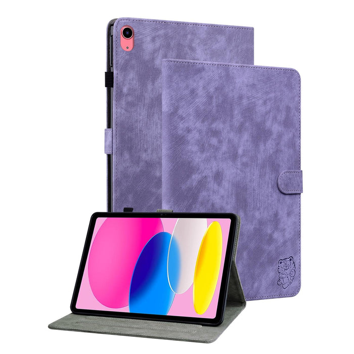 Tiger Pattern Flip Leather Tablet Case for iPad 10th Gen 10.9 2022