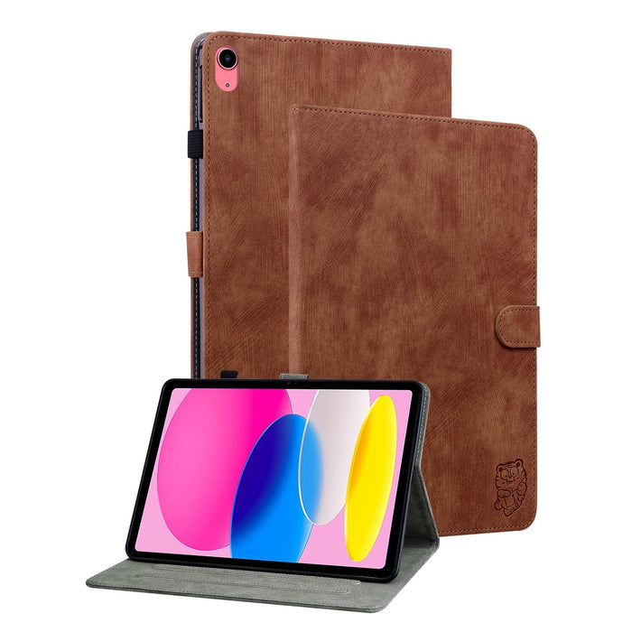 Tiger Pattern Flip Leather Tablet Case for iPad 10th Gen 10.9 2022