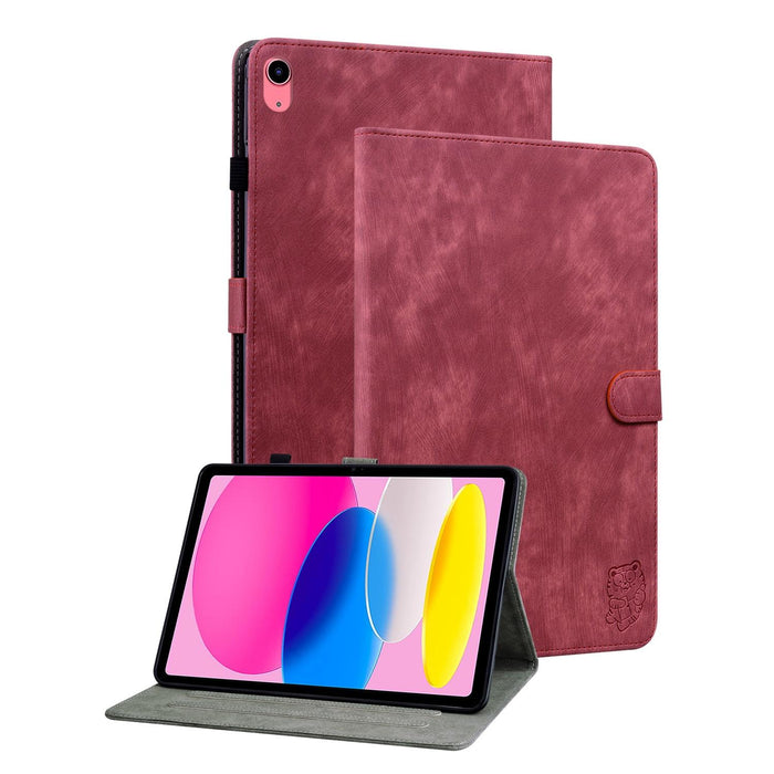 Tiger Pattern Flip Leather Tablet Case for iPad 10th Gen 10.9 2022