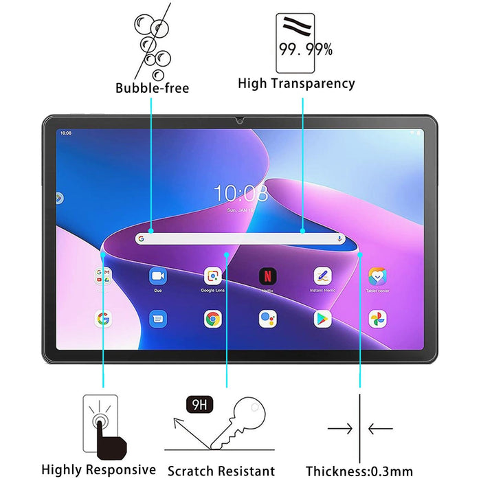 For Lenovo Tab M10 Plus 10.6 3Rd Gen 0.3Mm 9H Explosion-Proof Tempered Tablet Glass Film