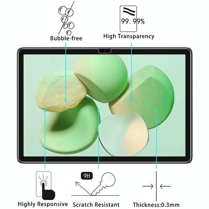2Pcs 9H 0.3Mm Explosion-Proof Tempered Glass Film