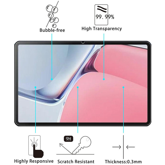 2Pcs 9H 0.3Mm Explosion-Proof Tempered Glass Film
