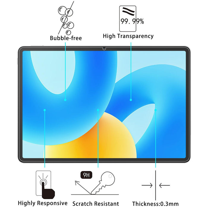 2Pcs 9H 0.3Mm Explosion-Proof Tempered Glass Film