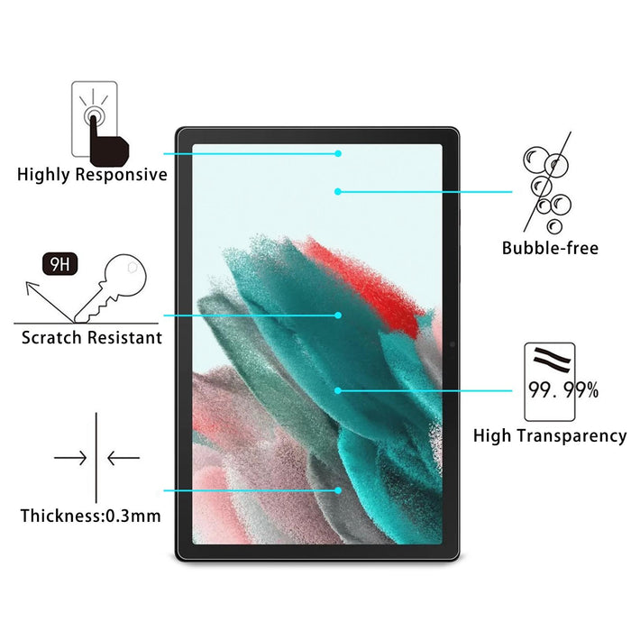 2Pcs 9H 0.3Mm Explosion-Proof Tempered Glass Film For Samsung Galaxy Tab A9 Plus / Tab Active5 / Tab A9