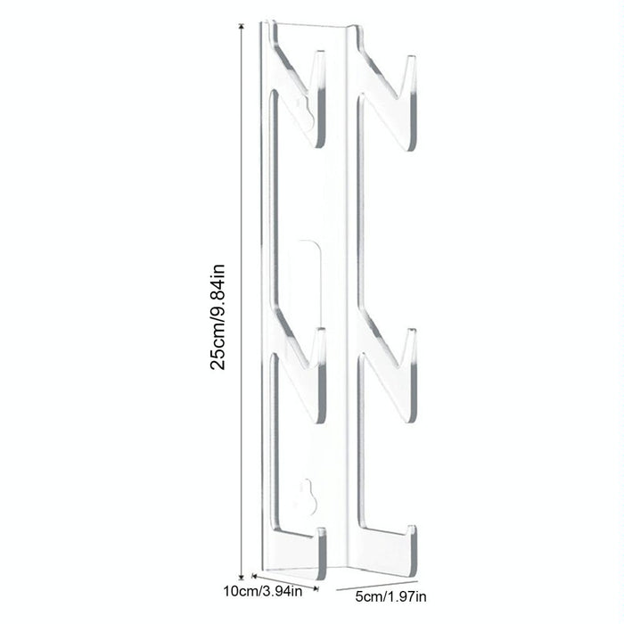 2Pcs Yx072 Acrylic Game Controller And Headphone Wall Mount