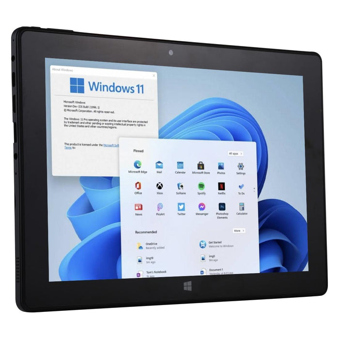 10.1 2 In 1 Tablet Pc 12Gb 128Gb Windows 11 Intel Quad Core Keyboard