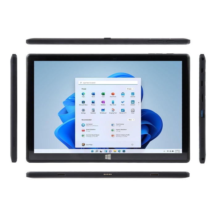 10.1 2 In 1 Tablet Pc 12Gb 128Gb Windows 11 Intel Quad Core Keyboard