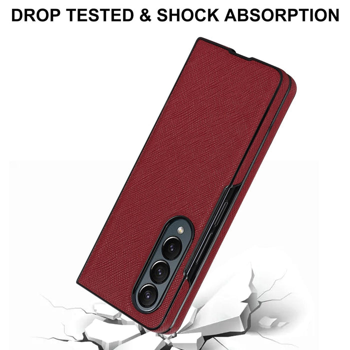 Cross Pattern Foldable Phone Case