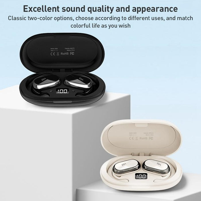 Zga Gs08 Led Digital Display Open Wireless Bluetooth Earphone