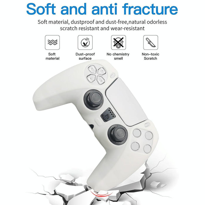 For Sony Ps5 Silicone Gamepad Protective Case