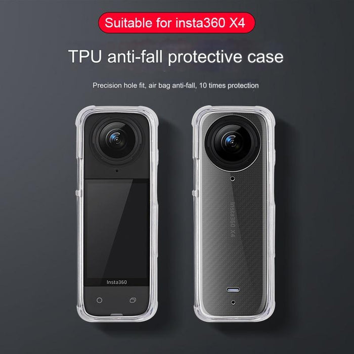 For Insta360 X4 Clear 1.5Mm Soft Tpu Protective Case Single Cover