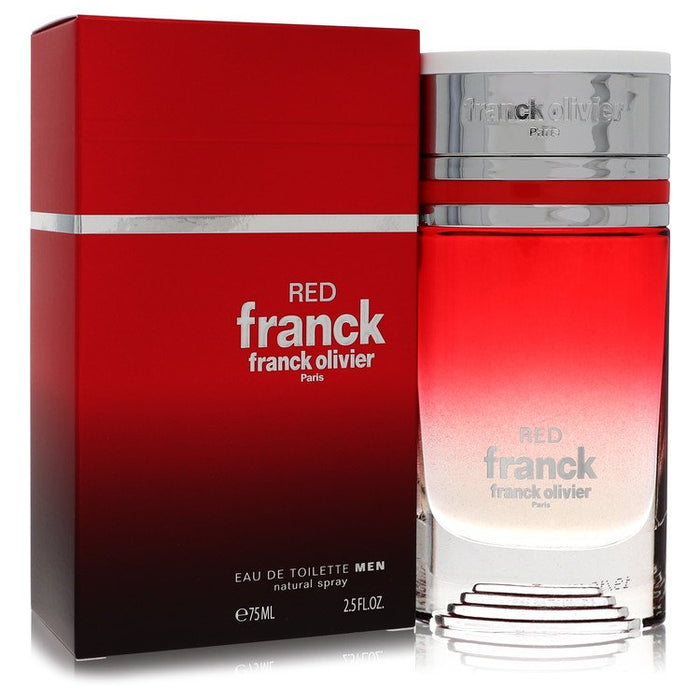 Franck Olivier Red Franck Eau De Toilette Spray For Men-75 Ml