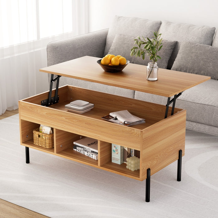 Coffee Table Lift-Top Oak