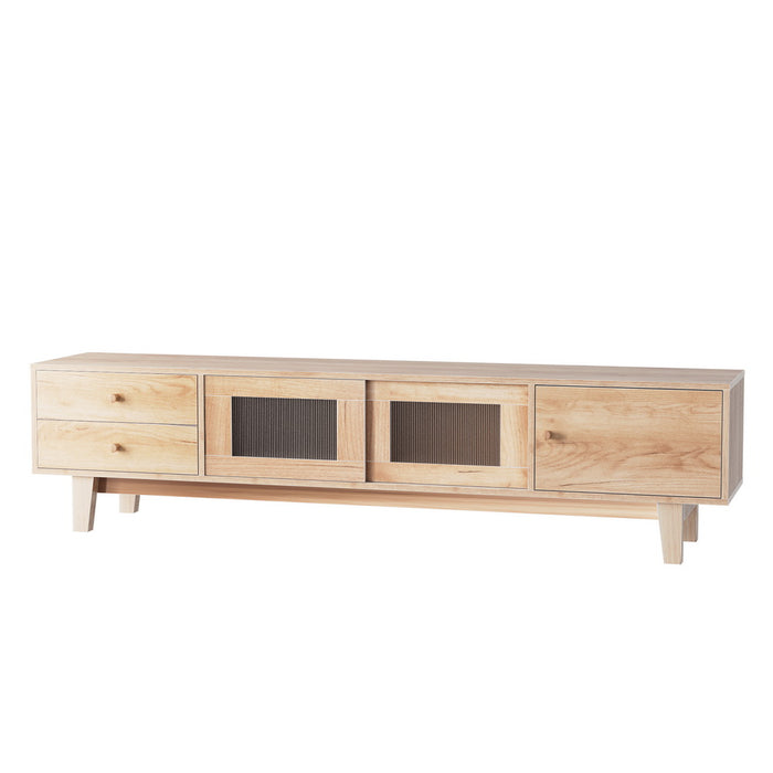 Tv Cabinet Entertainment Unit Stand Storage Drawer 180Cm