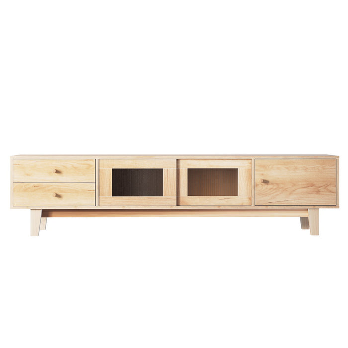 Tv Cabinet Entertainment Unit Stand Storage Drawer 180Cm