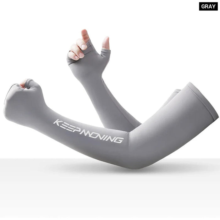 Camouflage Cycling Arm Sleeves For Sun Protection