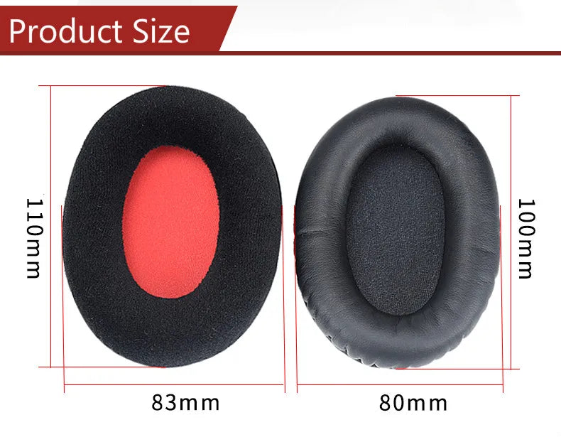 Pair of Replacement Ear Pads For Hyperx Cloud Gaming Headsets