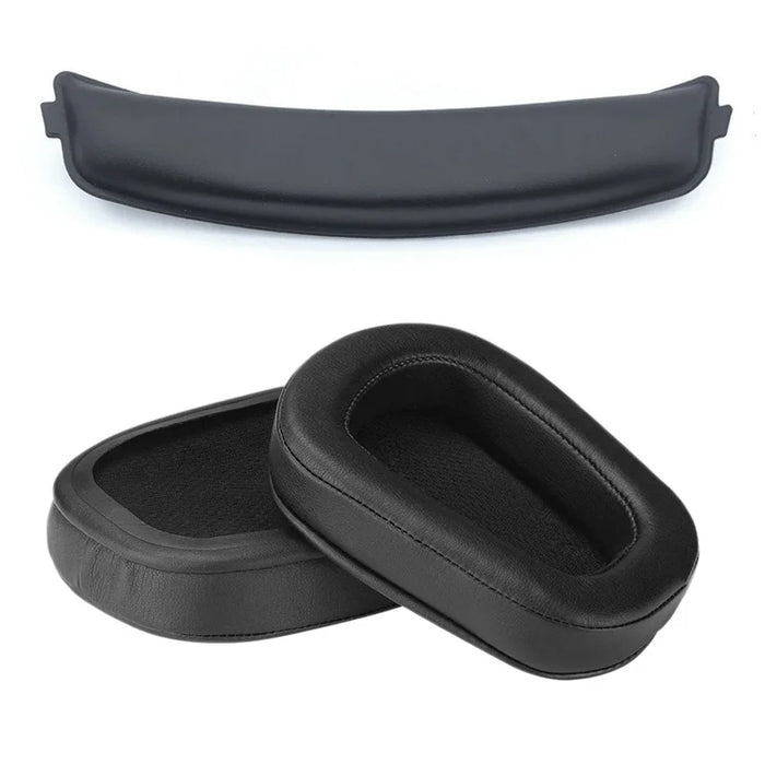 Pair of Replacement Earpads For Logitech G633 G933 Headsets Headband Covers For G633S G933S Cushions Pad For Head Beam